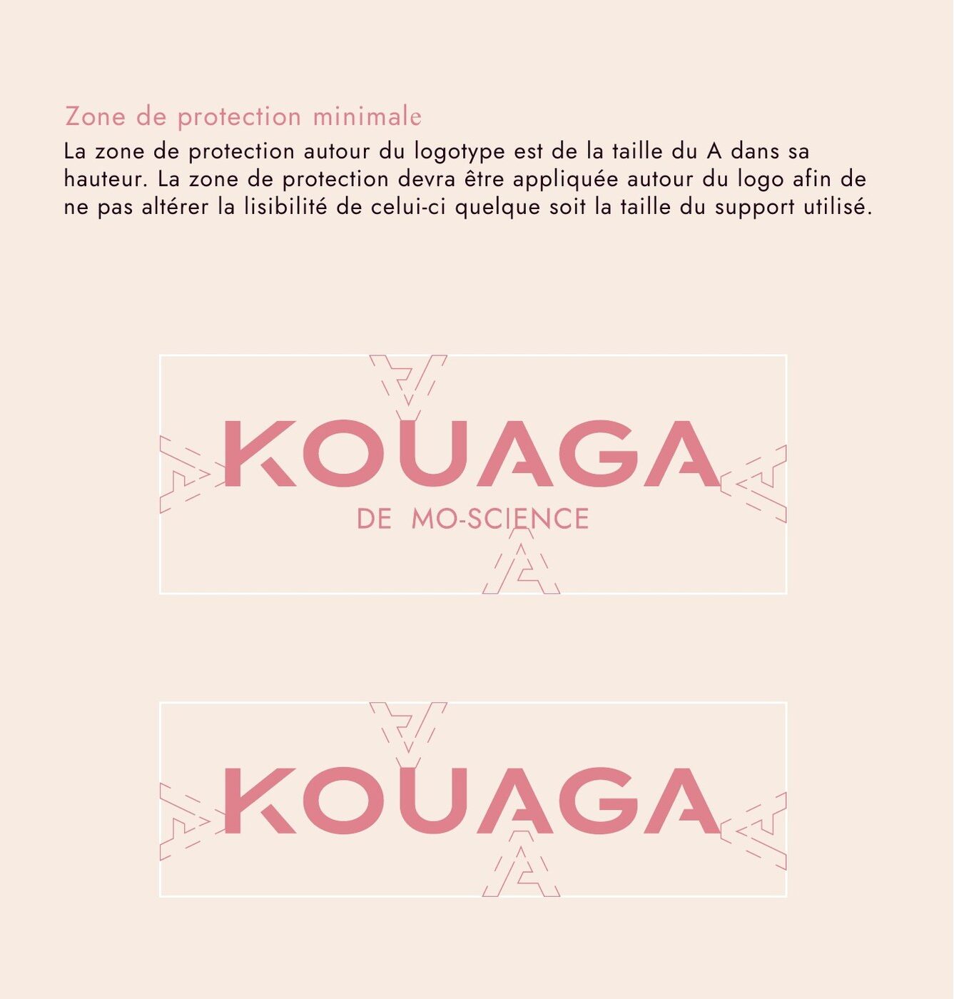 Zone de protection du logotype KOUAGA